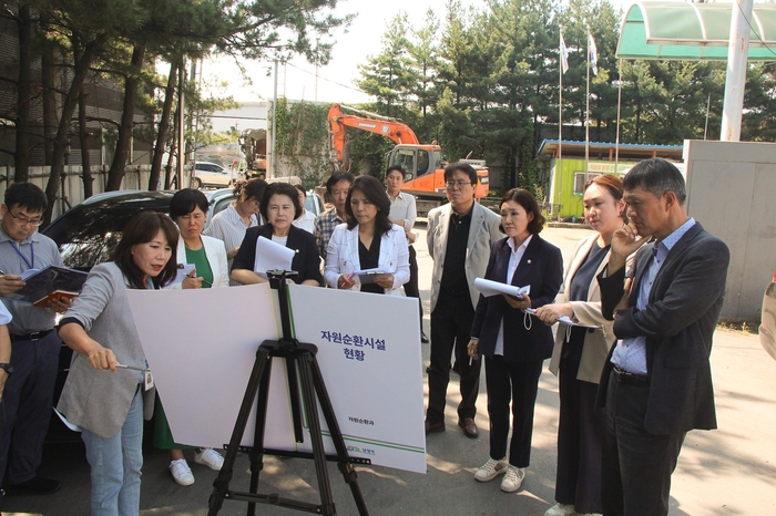 남양주시의회 복지환경위원회 4일 행정사무감사 대비 음식물자원순환시설 방문