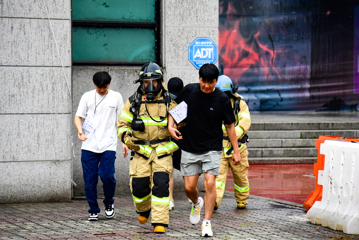 화천소방서 긴급구조 훈련