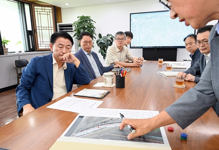 의정부시 11일 경전철 운행중단 사고 대책회의 진행