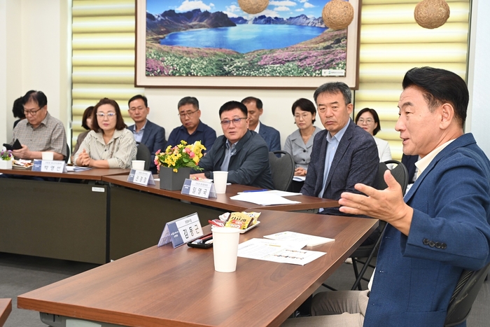 김동근 의정부시장 11일 '호원권역 현장 티타임' 운영