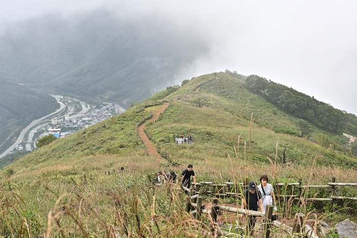 민둥산 전경