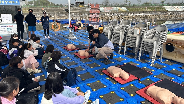 김포시 수상안전교육 현장