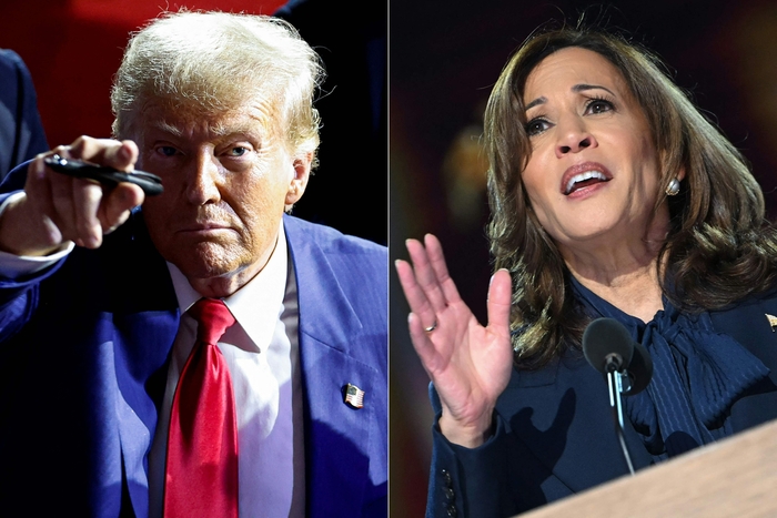 COMBO-US-VOTE-POLITICS-HARRIS-TRUMP