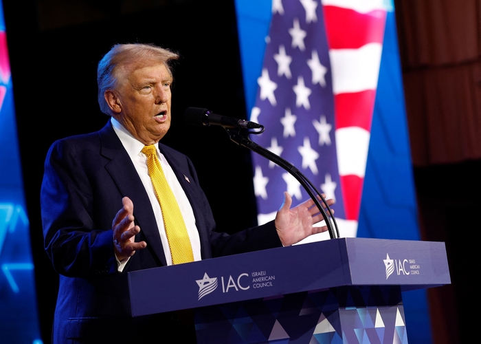 US-DONALD-TRUMP-ADDRESSES-ANNUAL-ISRAELI-AMERICAN-COUNCIL-SUMMIT