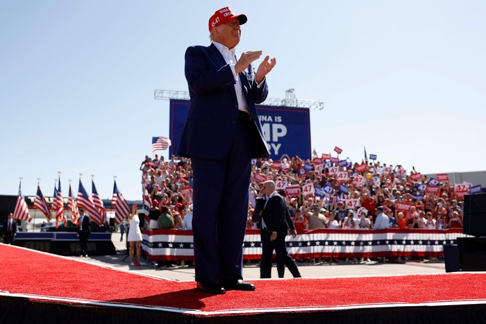 US-REPUBLICAN-PRESIDENTIAL-CANDIDATE-DONALD-TRUMP-HOLDS-RALLY-IN