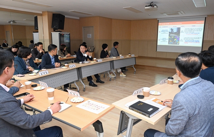 의정부시 8일 '송산권역 현장 티타임' 운영