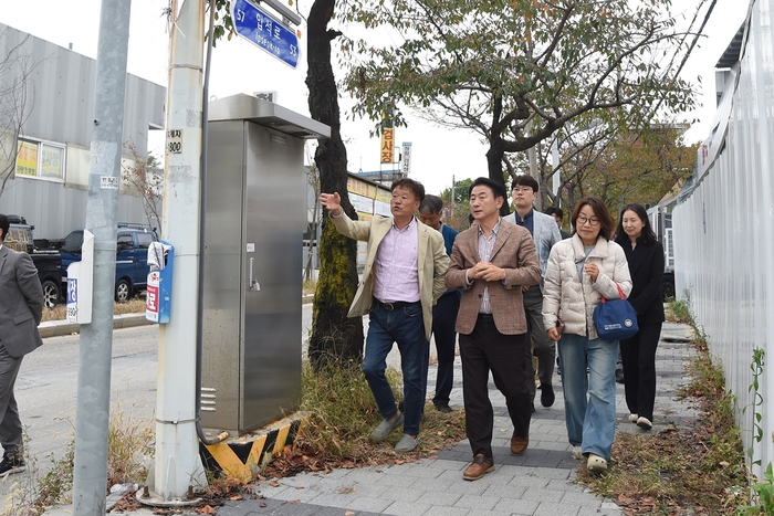 김동근 의정부시장 14일 입석마을 현장점검