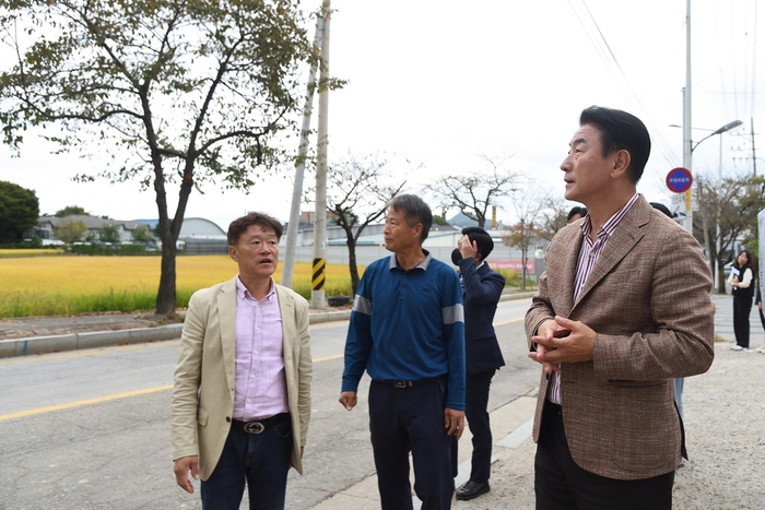 김동근 의정부시장 14일 입석마을 현장점검