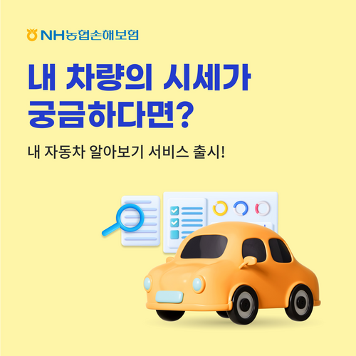 NH농협손해보험은 지난 14일 모바일앱 이용 고객의 편의를 위한 '내 자동차 알아보기' 서비스를 출시했다고 17일 밝혔다.