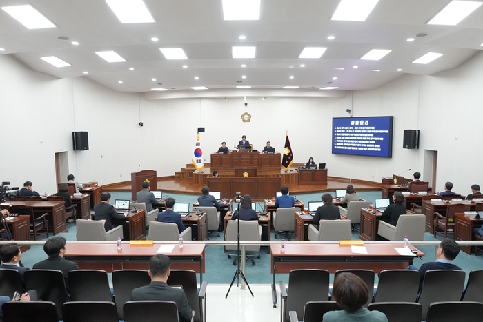 하남시의회 18일 제335회 임시회 제3차 본회의