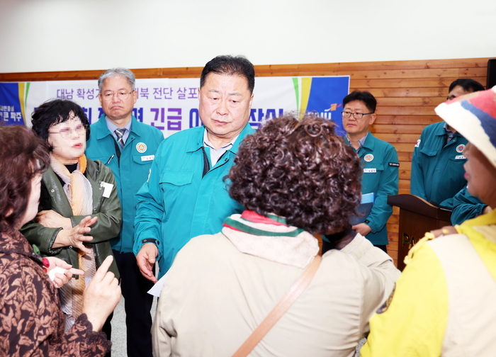 김경일 파주시장 18일 민통선마을 주민과 이동시장실 운영