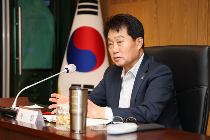 하은호 군포시장 '2025년도 주요업무계획 보고회' 주재