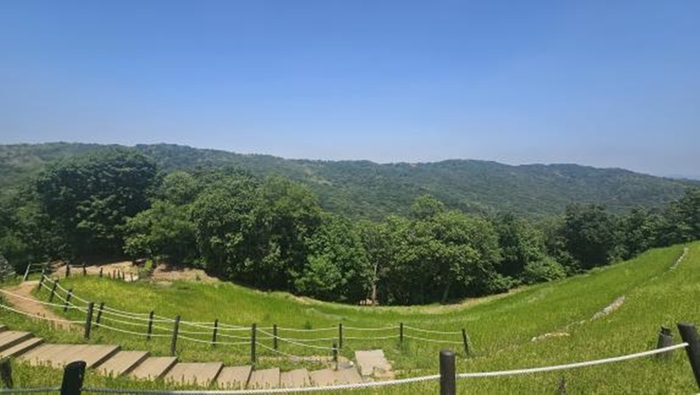 구리시 아차산 시루봉 전경