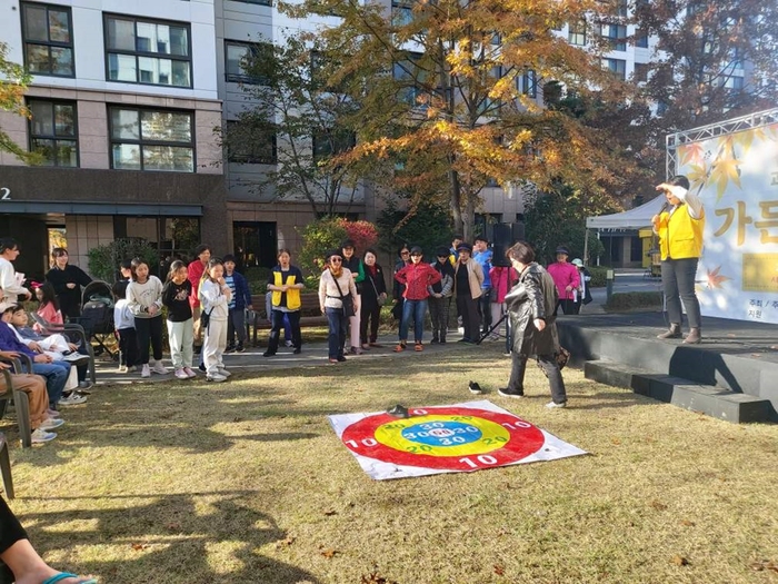 과천래미안센트럴스위트 단지 '가든 페스티벌' 현장