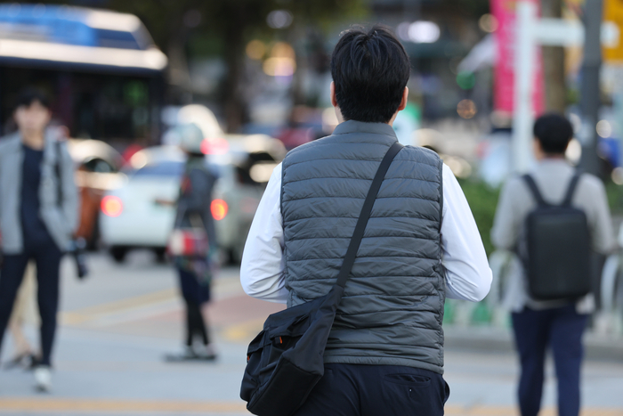 경량패딩도 등장