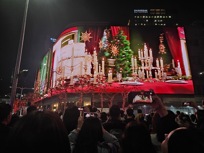 신세계백화점 크리스마스 점등쇼