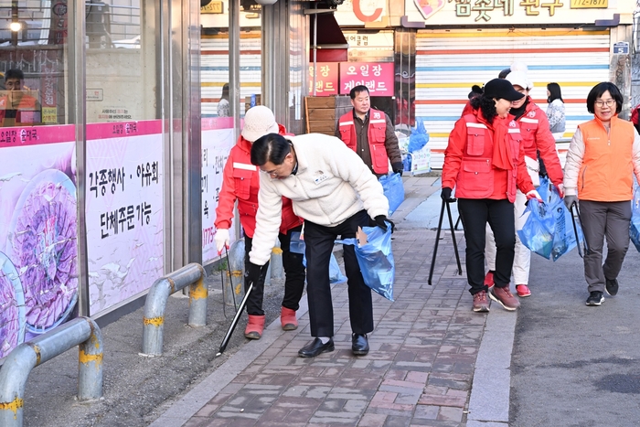 양평군 '2024년 수요 클린 캠페인' 현장