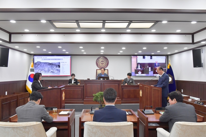 임현숙 동두천시의원 4일 동두천시장 대상으로 시정질문 진행