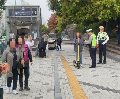 숭실대 앞 단속현장.사진=서울시