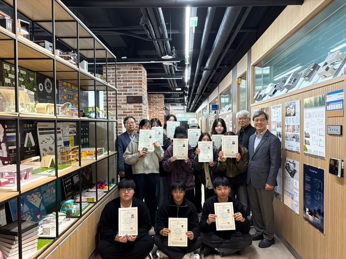 경복대학교 공간디자인학과 출신 실내건축산업기사 합격자들 미래공간융합디자인센터 집결