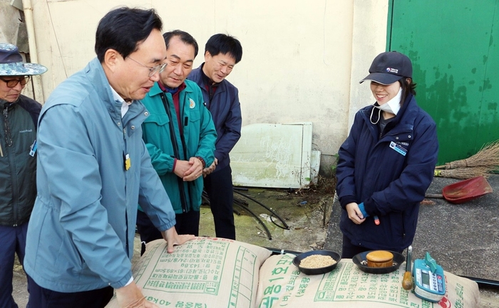 나주시, 2024년산 공공비축미 1만551톤 매입 시작