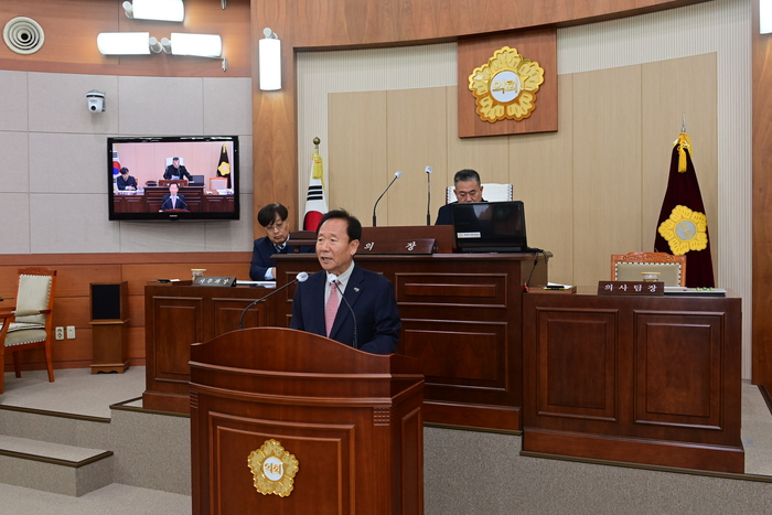 박현국 봉화군수, 시정연설 통해 내년도 군정운영 방향 제시