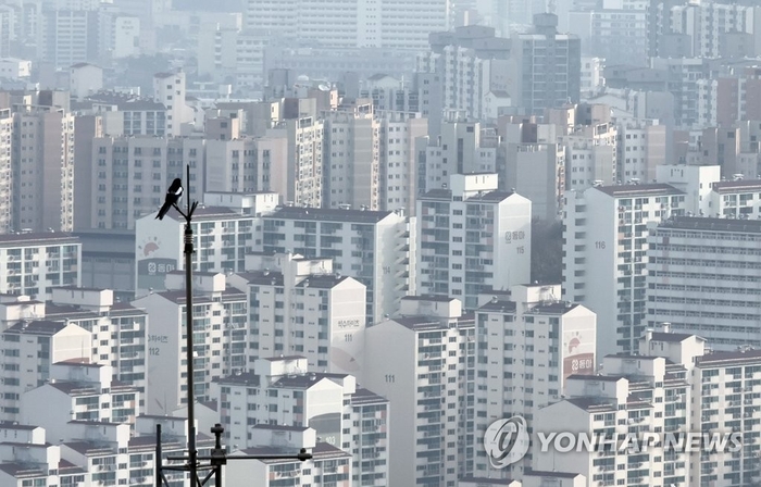 서울 시내 아파트 전경.