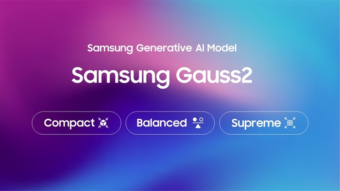 생성형 AI 모델 '삼성 가우스 2(Samsung Gauss 2)'. 사진=삼성전자 제공