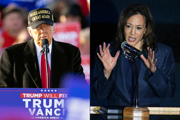 COMBO-US-VOTE-POLITICS-TRUMP-HARRIS