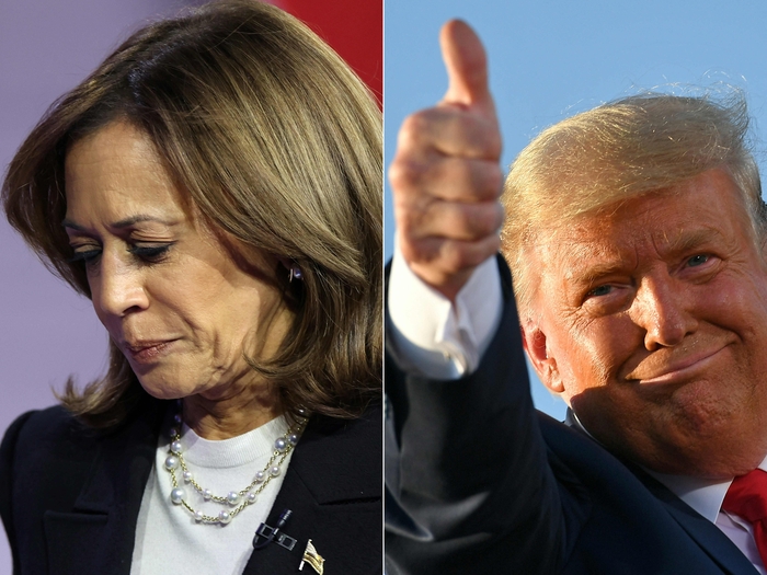 COMBO-US-VOTE-POLITICS-HARRIS-TRUMP