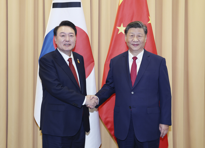 PERU-LIMA-CHINA-XI JINPING-SOUTH KOREA-PRESIDENT-MEETING