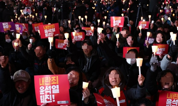 서울 광화문 윤석열 퇴진 촛불집회