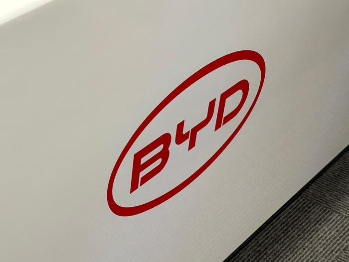 BYD 로고. 사진=이찬우 기자