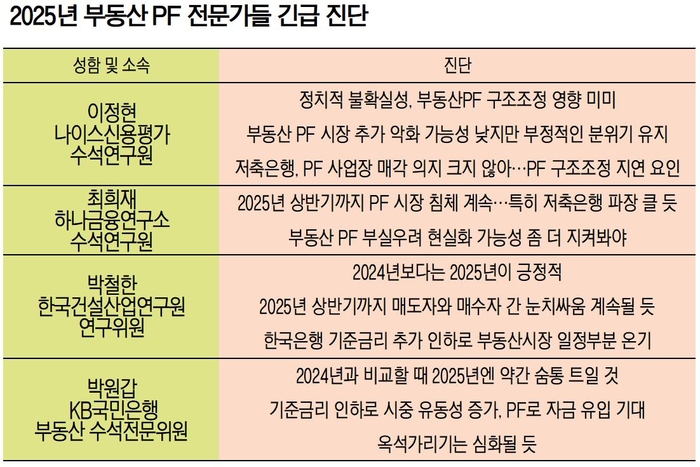 2025년 부동산 PF 전문가 긴급진단