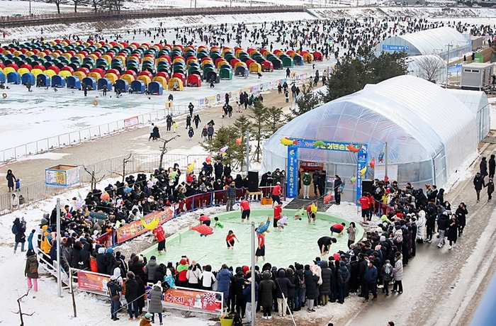 2023년 제 15회 평창송어축제장.