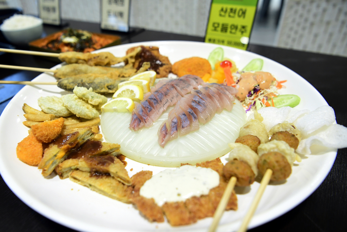 산천어축제 요리