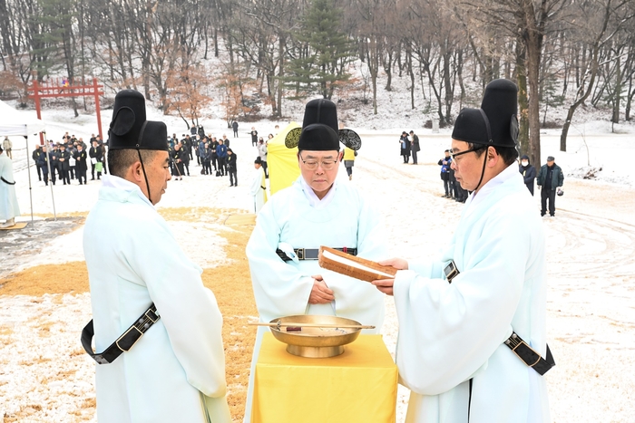 강수현 양주시장 6일 제468주기 온릉 기신제향 봉행