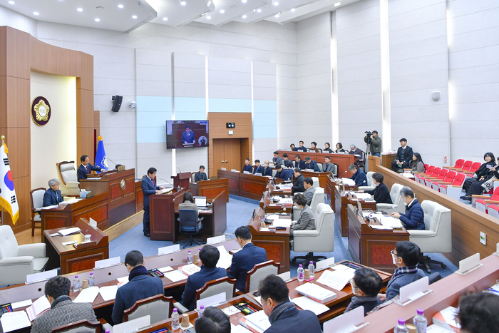 횡성군의회, 새해 첫 임시회 개최