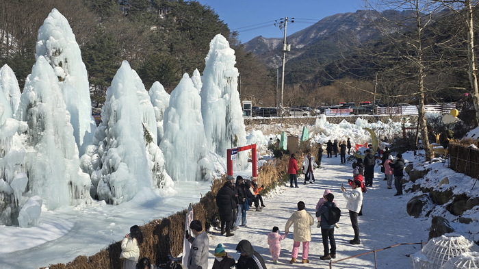 제20회 포천백운계곡동장군축제 현장