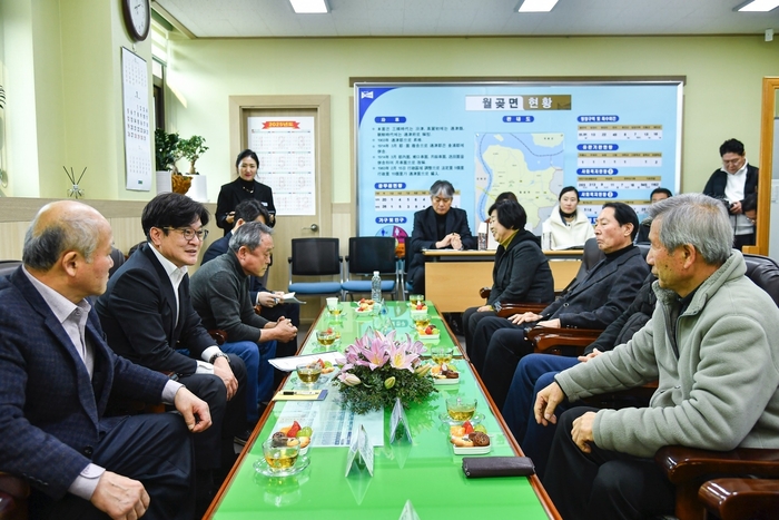 김병수 김포시장 20일 월곶면 신년 인사회 운영