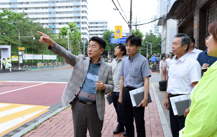 김동근 의정부시장 관내 도로 현황 점검