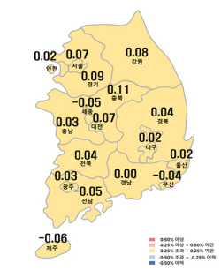 전국 아파트값 15주 연속 상승세…서울은 23주 연속↑