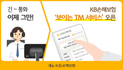 KB손해보험, ‘보이는 TM 서비스’ 오픈