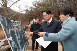 [포토뉴스] 양주시 ‘자전거도로 조성’ 현장간부회의