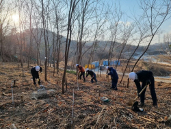 석유공사, 탄소중립 실천 위한 산림 조성