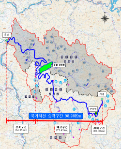 군위군, 위천 지방하천 국가하천으로 승격