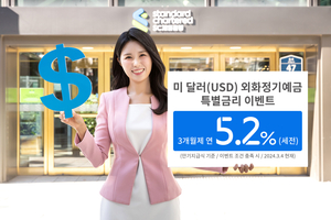 SC제일은행, 첫 거래고객 대상 美달러화예금 특별금리 제공 이벤트