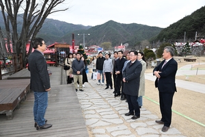 강수현 양주시장, 봉화군 분천역-산타마을 벤치마킹