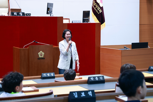 성남시의회, 초림초등학교 학생들 홍보관 단체견학