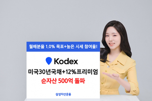 삼성자산운용, 美30년국채+12%프리미엄 순자산 500억 돌파